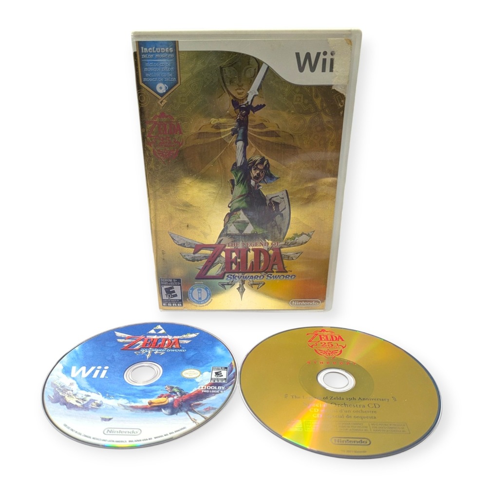 Legend of Zelda Skyward Sword Nintendo Wii Special Edition with Soundtrack CD